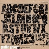 Graffiti Grunge Alpha $1.50