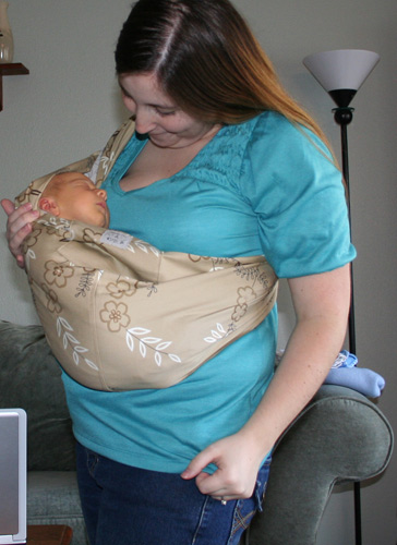 Babies find it great to sleep in slings